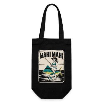 Mahi Mahi Beach Angler Rétro - Sac à bouteille - noir - Devant