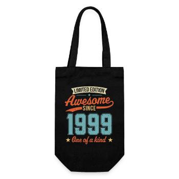 Awesome Since 1999 - Gift Bag for Bottles - black - Front