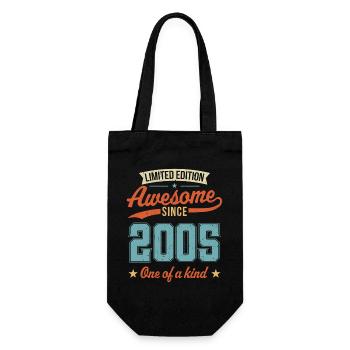 Génial depuis 2005 - Sac à bouteille - noir - Devant