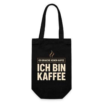 Je n’ai pas besoin de café – je dis le café - Sac à bouteille - noir - Devant
