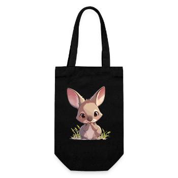 Wallabys Wallaby - Geschenkbeutel für Flaschen - Schwarz - Vorne