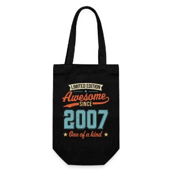 Génial depuis 2007 - Sac à bouteille - noir - Devant