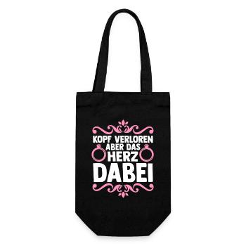 Bachelor Party Team Bride Hen Party - Gift Bag for Bottles - black - Front