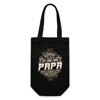 Track Builder Dad - Gift Bag for Bottles - black - Front