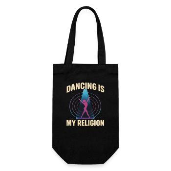 La danse est ma religion – Techno Rave - Sac à bouteille - noir - Devant