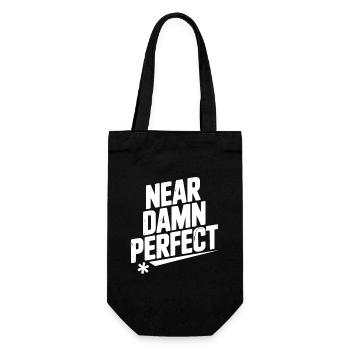 Near Damn Perfect - Gift Bag for Bottles - black - Front