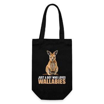 Wallabys Wallaby - Geschenkbeutel für Flaschen - Schwarz - Vorne