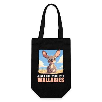 Wallabys Wallaby - Geschenkbeutel für Flaschen - Schwarz - Vorne