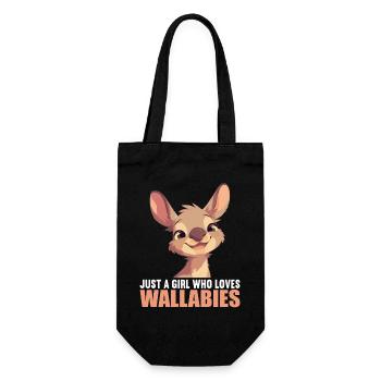 Wallabys Wallaby - Geschenkbeutel für Flaschen - Schwarz - Vorne