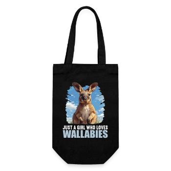 Wallabys Wallaby - Geschenkbeutel für Flaschen - Schwarz - Vorne