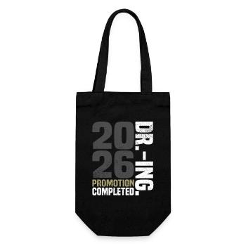 Dr. Ing. Promotion terminée - Sac à bouteille - noir - Devant