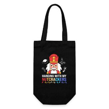 Nutcracker Christmas - Gift Bag for Bottles - black - Front