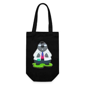 Laboratoire de tubes à essai de science taupe - Sac à bouteille - noir - Devant