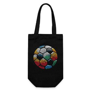 Spotty Colorful Dot Mosaïque Globe - Sac à bouteille - noir - Devant