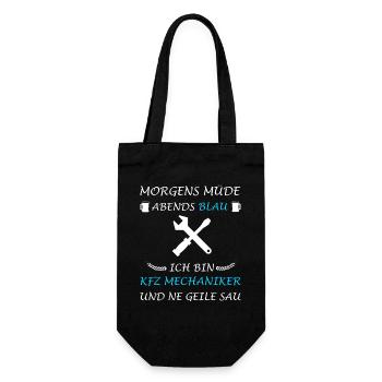 Car Mechanic Master Auto Workshop Garage - Gift Bag for Bottles - black - Front