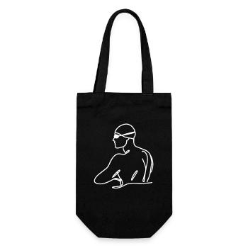 Float Sketch - Gift Bag for Bottles - black - Front