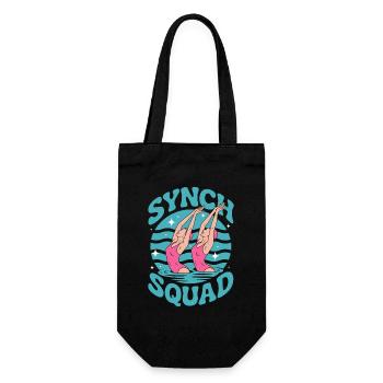 Synchronschwimmen Kunstschwimmen Wassersport - Geschenkbeutel für Flaschen - Schwarz - Vorne