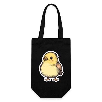 Chick - Gift Bag for Bottles - black - Front