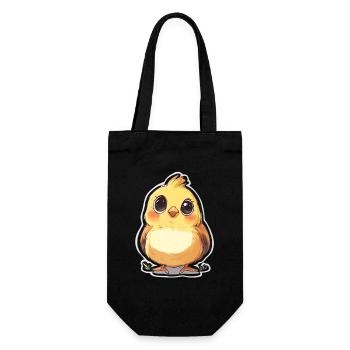 Chick - Gift Bag for Bottles - black - Front