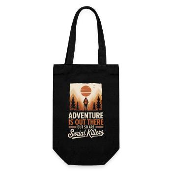 Sunset Walker Adventure Trail - Gift Bag for Bottles - black - Front