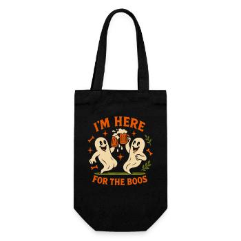Je suis là pour les huées Costume d’Halloween drôle - Sac à bouteille - noir - Devant