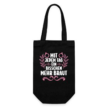 Bachelor Party Team Bride Hen Party - Gift Bag for Bottles - black - Front