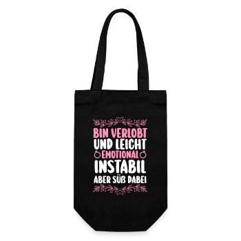 Enterrement de vie de garçon Équipe Mariée Enterrement de vie de jeune fille - Sac à bouteille - noir - Devant