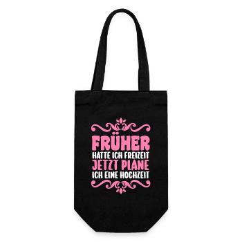 Bachelor Party Team Bride Hen Party - Gift Bag for Bottles - black - Front