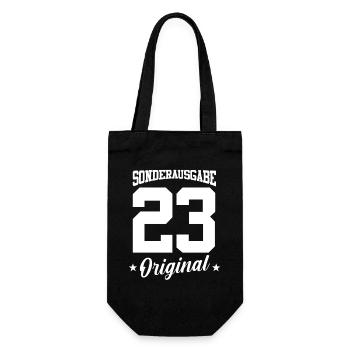 23 Birthday - Gift Bag for Bottles - black - Front