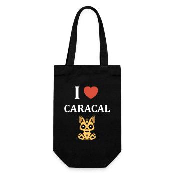 I love the Caracal - Gift Bag for Bottles - black - Front