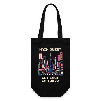 Quête principale : Se perdre à Tokyo | City trip Japon - Sac à bouteille - noir - Devant