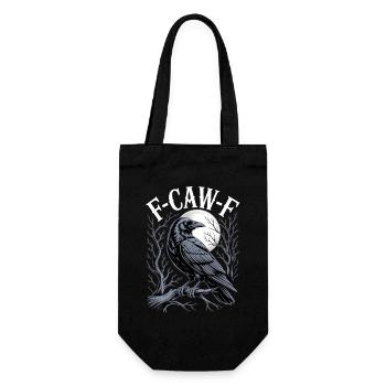 Raven Moon Gothic Emblem - Gift Bag for Bottles - black - Front