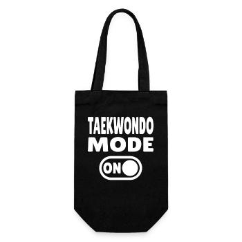 Mode Taekwondo activé – Puissance pour les amateurs d’arts martiaux - Sac à bouteille - noir - Devant