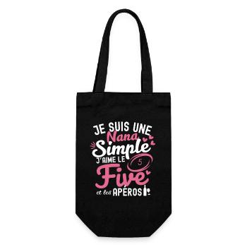 Rugby Humor Gift Women Rugby 5-a-side - Gift Bag for Bottles - black - Front