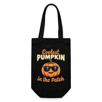 La citrouille la plus cool du champ - Sac à bouteille - noir - Devant