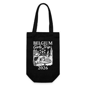 Voyage entre filles en Belgique 2026 - Sac à bouteille - noir - Devant