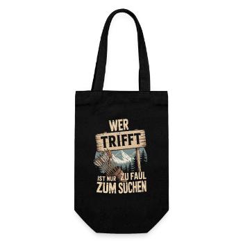 Archery design for archers and courses - Gift Bag for Bottles - black - Front