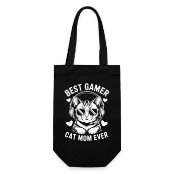 Jeu Dire Chats Drôle Cadeau de Jeu - Sac à bouteille - noir - Devant