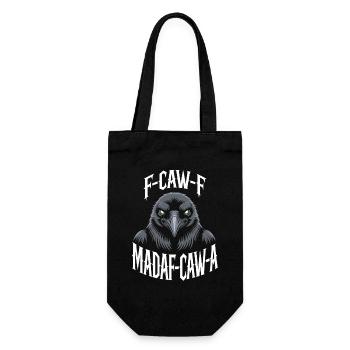 Crow Mask Mind Game Motif - Gift Bag for Bottles - black - Front