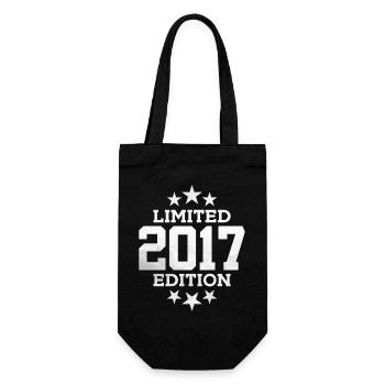 LIMITED EDITION 2017 8TH BIRTHDAY - Gift Bag for Bottles - black - Front