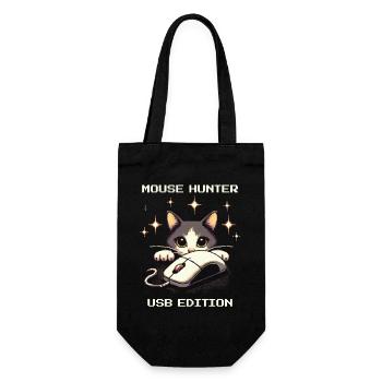 Chasse à la souris Édition USB | Humour de Cat Gaming - Sac à bouteille - noir - Devant