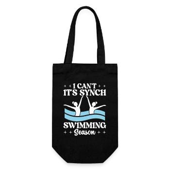 Synchronschwimmen Kunstschwimmen Wassersport - Geschenkbeutel für Flaschen - Schwarz - Vorne