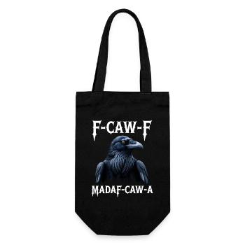 Raben Gothic Graffiti Design - Geschenkbeutel für Flaschen - Schwarz - Vorne