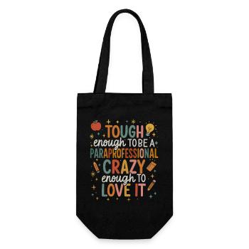 Assez dur pour être un paraprofessionnel - Sac à bouteille - noir - Devant