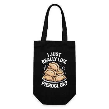 Pierogi Dire Polonais Drôle Pierogi Cadeau - Sac à bouteille - noir - Devant