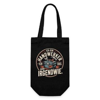 Je suis un artisan d’une certaine façon - Sac à bouteille - noir - Devant