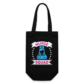 Funny Nurse Gifts Nursing Outfits - Gift Bag for Bottles - black - Front