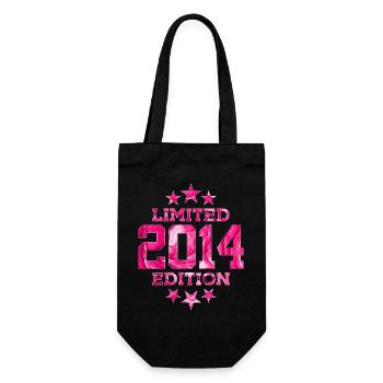 LIMITED EDITION 2014 12TH BIRTHDAY - Gift Bag for Bottles - black - Front