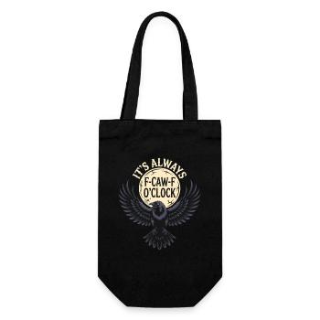 F-Caw-F Time Raven Flight - Gift Bag for Bottles - black - Front