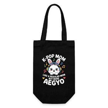 K-Pop Maman Drôle Corée Musique Aegyo - Sac à bouteille - noir - Devant